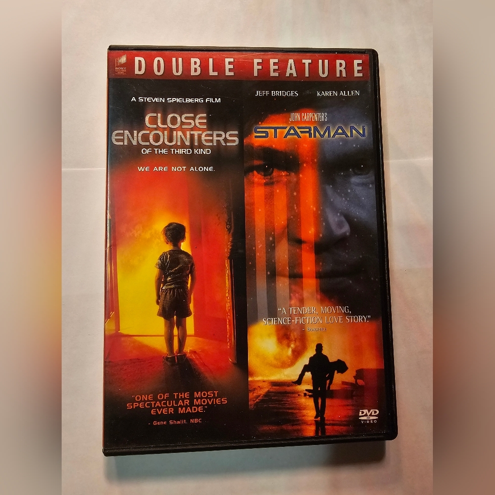 Close Encounters of the third kind and Starman double feature dvd movie